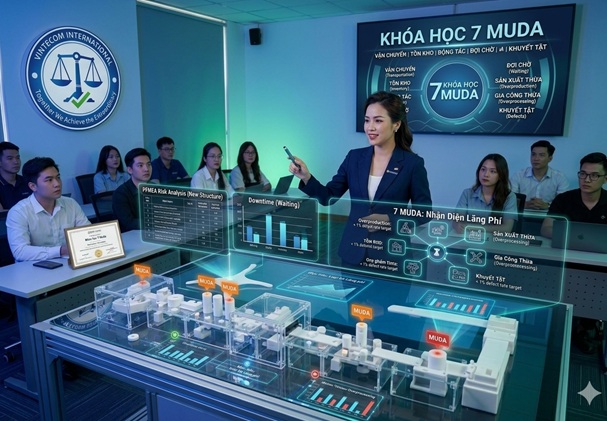 7 loại lãng phí trong sản xuất - Khóa đào tạo 7 MUDA ứng dụng theo hệ thống TPS.