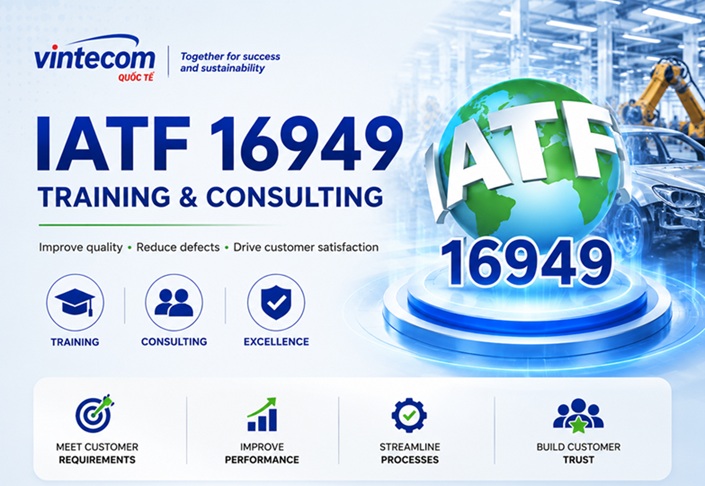 Tư vấn IATF 16949: 2016 Hệ thống quản lý chất lượng cho ngành công nghiệp sản xuất, chế tạo ô tô