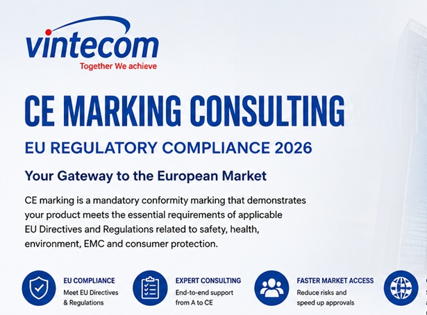 CE Mark consultant in Vietnam -  VINTECOM International consultancy