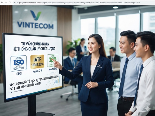Tư vấn ISO, tư vấn tiêu chuẩn năng suất chất lượng và các tiêu chuẩn hội nhập Quốc tế cho các tổ chức và doanh nghiệp gia nhập chuỗi cung ứng toàn cầu