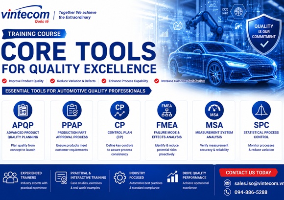 Quy trình dịch vụ đào tạo, tư vấn chứng chỉ ISO, tư vấn chứng nhận ISO các hệ thống quản lý ISO 9001, ISO 14001, ISO 45001, IATF 16949, VDA 6, ISO/IEC 17025