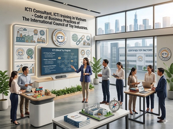 ICTI Consultant, ICTI training in Vietnam - Code of Business Practices of The International Council of Toy Industries.