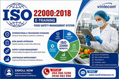 ISO 22000 training courses, HACCP Training course, internal audit for ISO 22000/HACCP