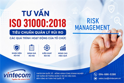 Tư vấn ISO 31000: 2018, Đào tạo ISO 31000: 2018 - Tiêu chuẩn quản lý rủi ro các quá trình hoạt động của tổ chức.