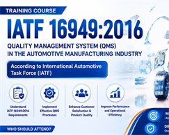 Tư vấn IATF 16949: 2016 - Tiêu chuẩn Hệ thống quản lý chất lượng QMS trong ngành công nghiệp sản xuất chế tạo ô tô thế giới