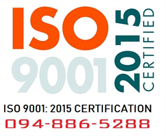 Chứng nhận ISO 9001: 2015- Hệ thống quản lý chất lượng với dấu công nhận Quốc gia VICAS, Quốc tế  UKAS/ ANAB